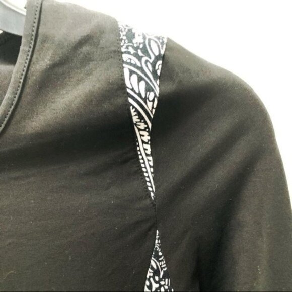BLVCK SCVLE Black Scale NEW Paisley LS Dress, S - Picture 6 of 12